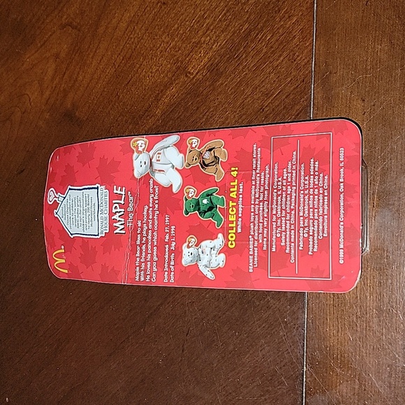 (J10) Ty -Maple Bear McDonald's 1999 - Picture 5 of 6